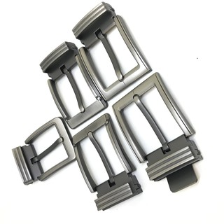 Mặt khóa - đầu khóa thắt lưng nam kim kẹp bảng 4cm màu chì_họa tiết ngẫu nhiên