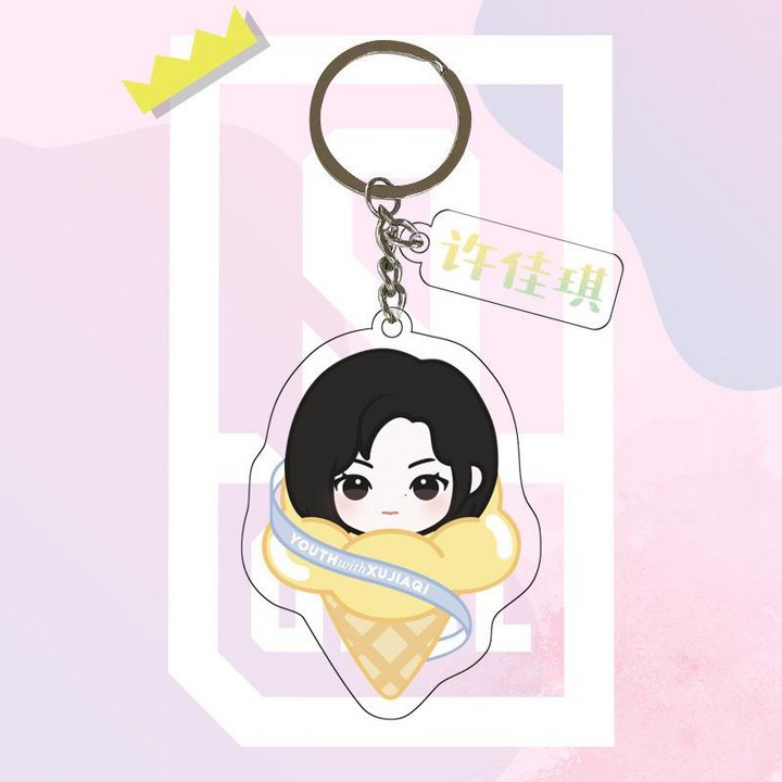 Order - Móc khóa chibi thanh xuân có bạn 2 Ngu Thư Hân Hứa Giai Kỳ Lưu Vũ Hân trang trí xinh xắn