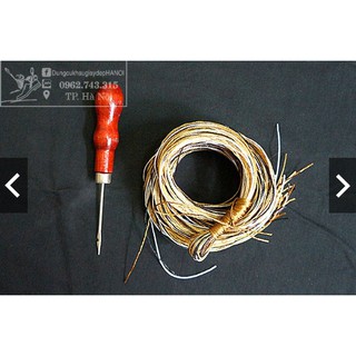 Kim móc khâu giày kèm 1 tép chỉ khâu 80 mét (4 màu)