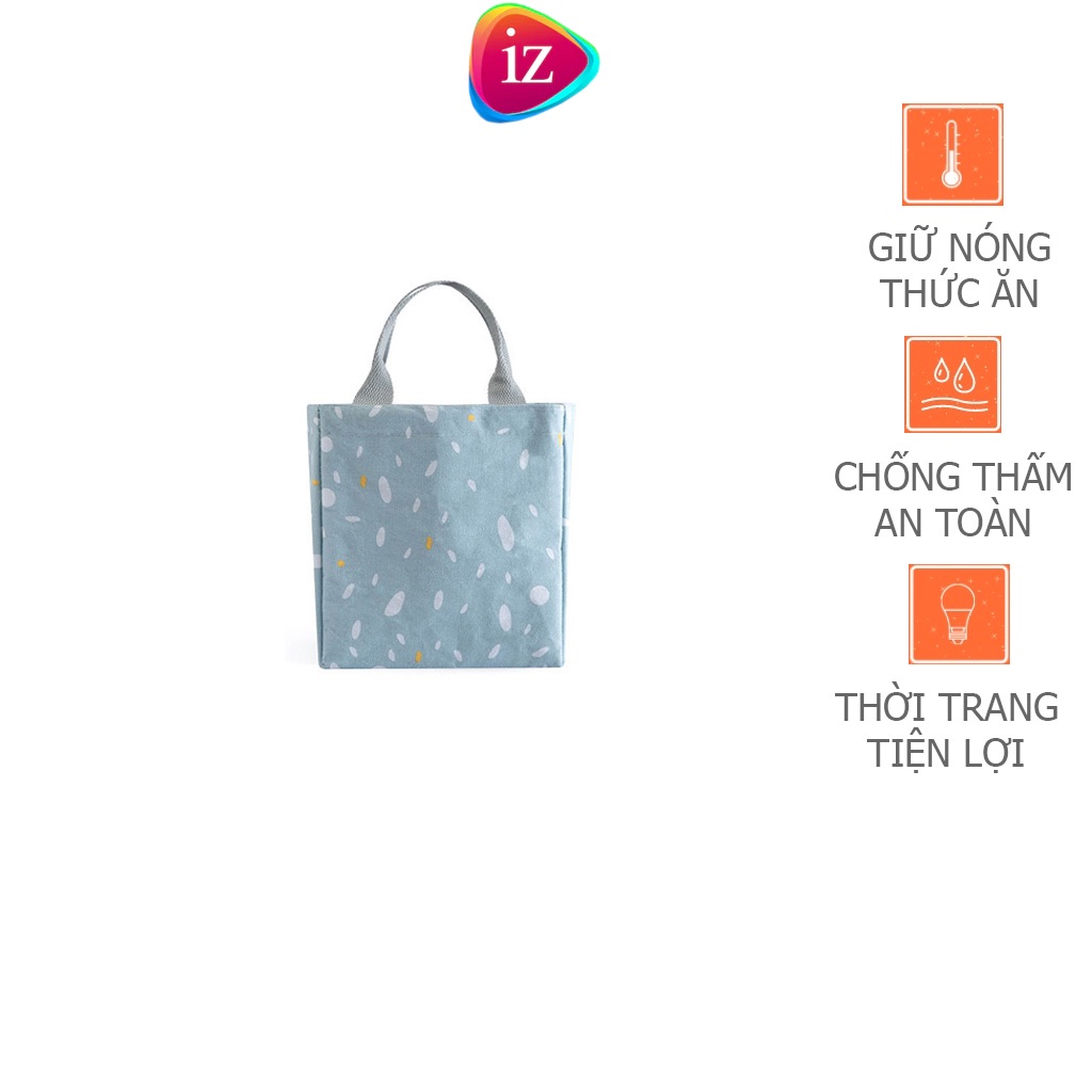 Túi giữ nhiệt đựng hộp cơm chống nước có quai xách tiện dụng