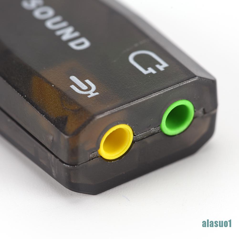 Usb chuyển đổi âm thanh 5.1 sang 3.5mm 3d tiện dụng chất lượng cao