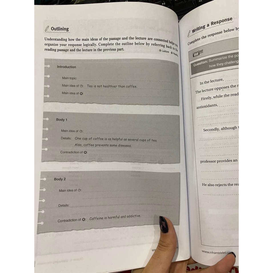 Sách - Linguaforum ibt B Toefl Writing ( Nhân trí Việt )