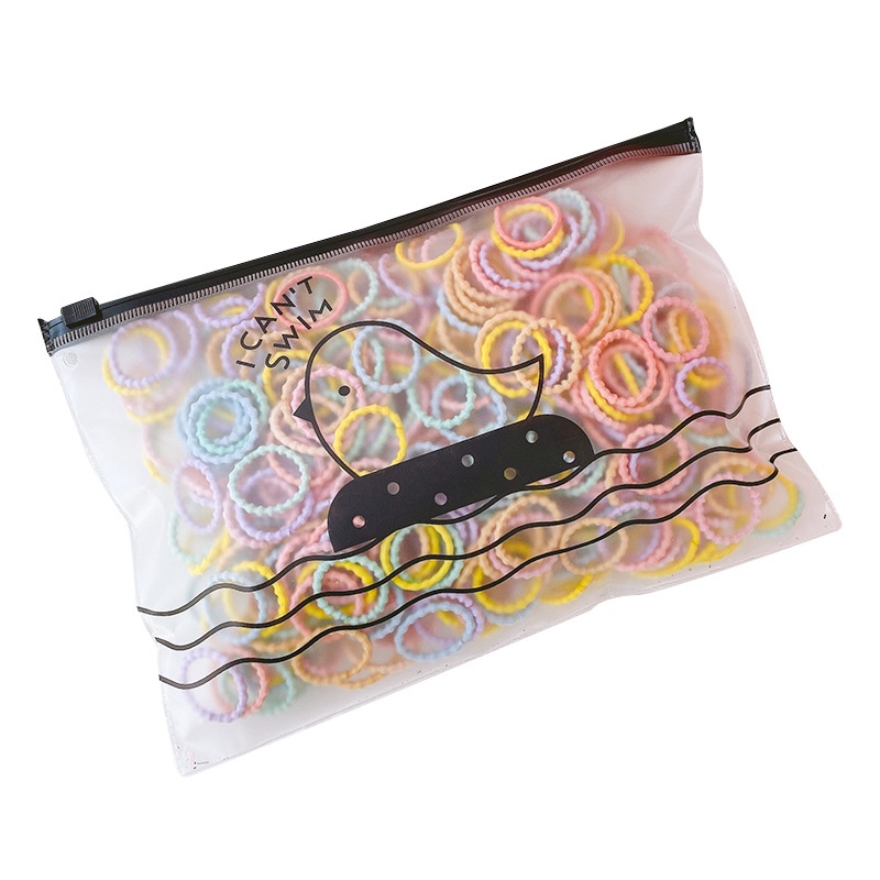 Dây Buộc Tóc Cao Su Co Giãn Không Làm Đau Dành Cho Bé Gái