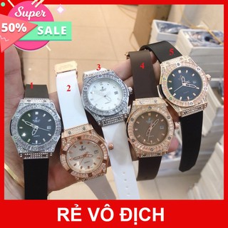 Đồng hồ Hublot Nữ HBL1302 phong cách thể thao dây thơm hương Vani - Đồng hồ Hublot_collectionsvn