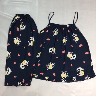 Đồ bộ lửng 2 dây Lanh (Tole) Size 1 (Từ 40kg-50kg).