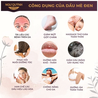 DẦU MÈ ĐEN NGUYÊN CHẤT 100% (250 ML)