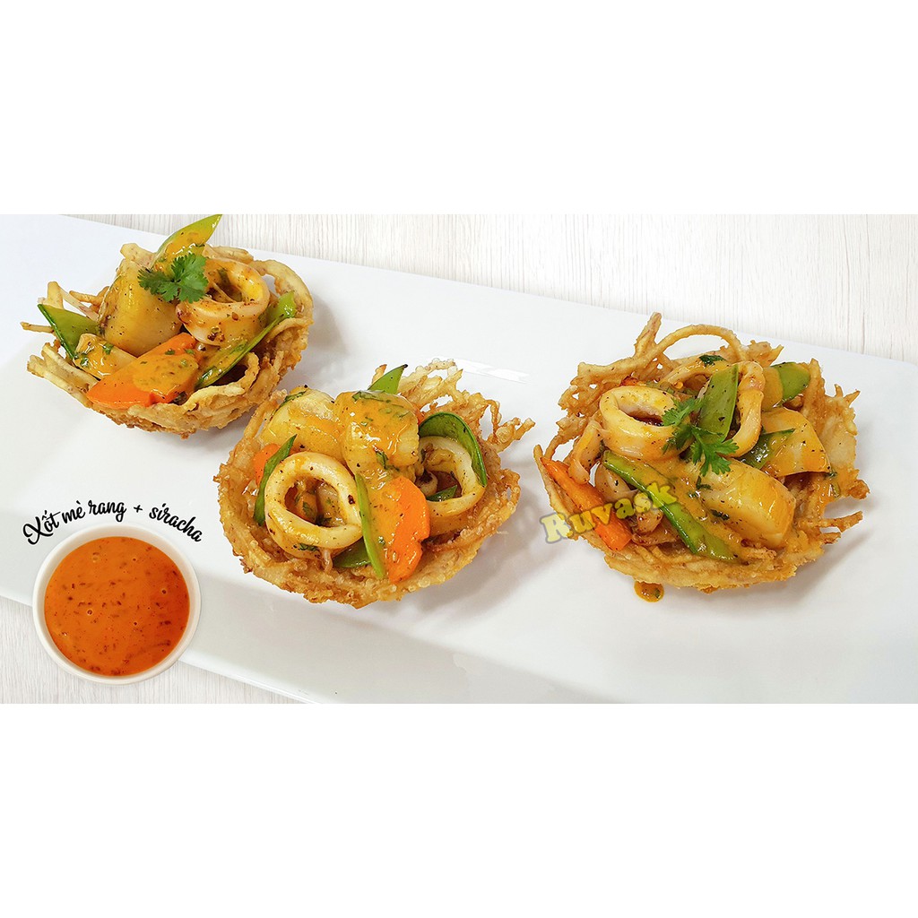 Sốt Mè Rang Kewpie - Nước Xốt Mè Rang Ăn Kèm Rong Nho Trộn Salad - Nước Chấm Mè Rang - Đồ Ăn Vặt Ruvask