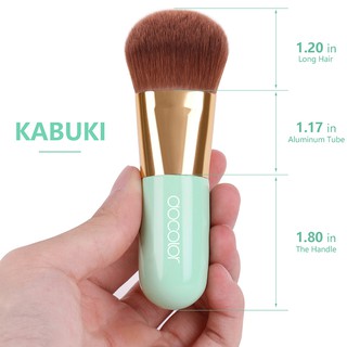 Cọ Tán Kem Nền Docolor Màu Xanh