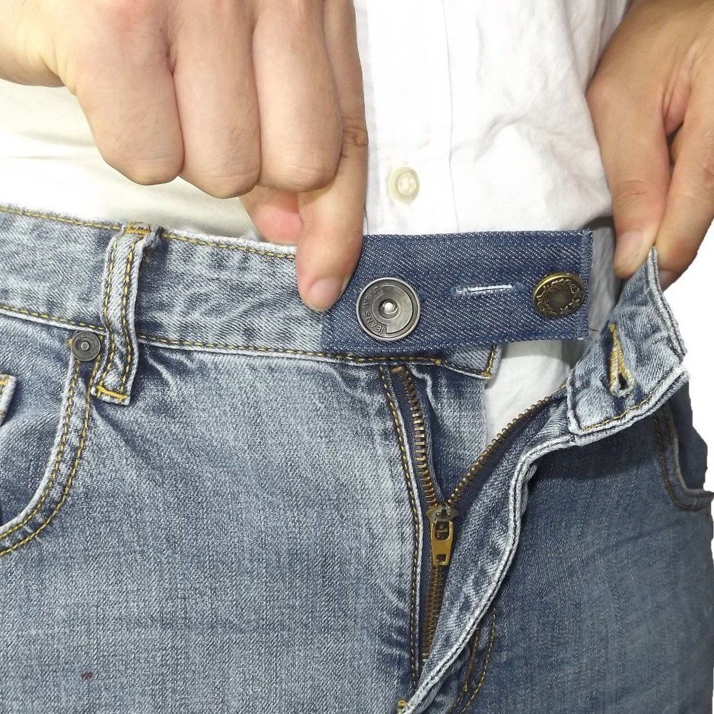 Dây Đeo Thắt Lưng Quần Jean Có Nút Bấm Dành Cho Mẹ Bầu