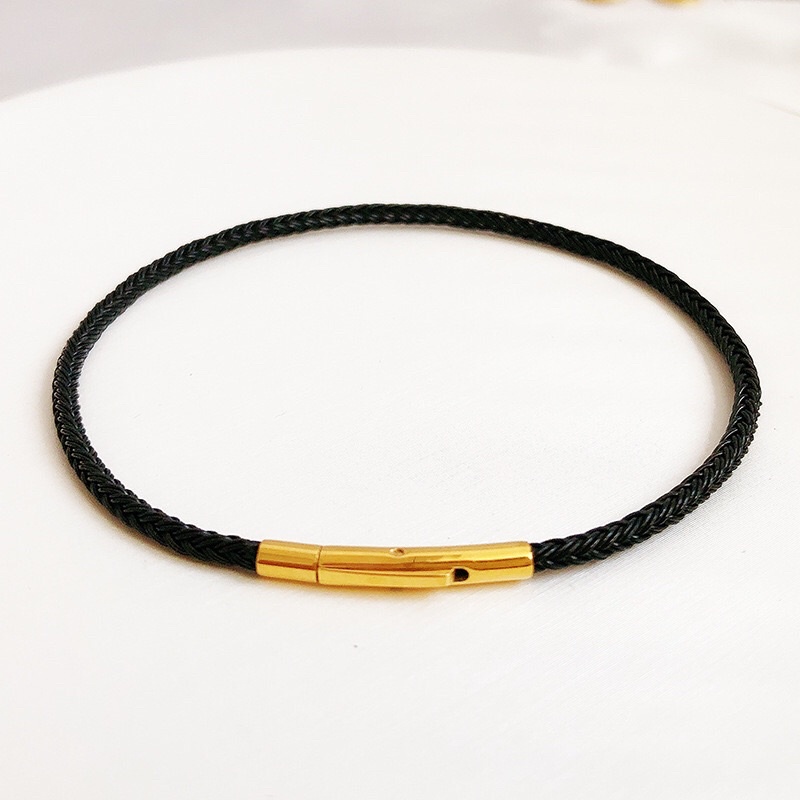 Vòng tay dây thép 2-3mm [Tặng kèm 2 chặn cao su] - MH790