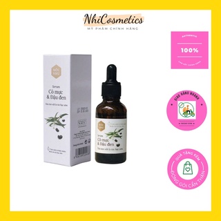 ✅MỘC NHU✅Serum Cỏ Mực & Đậu Đen 30ml