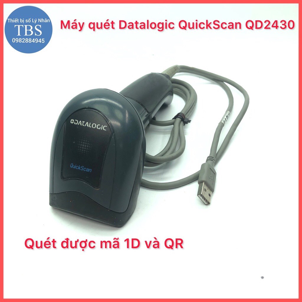 Máy quét Datalogic QD 2430 quyét mã 2D QR và 1D nhạy thương hiệu nổi tiếng Datalogic