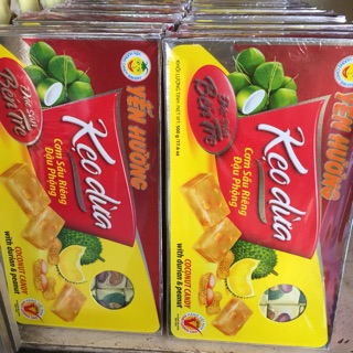 Kẹo dừa cơm sầu riêng Đậu Phộng Yến Hương 500g-DATE mới