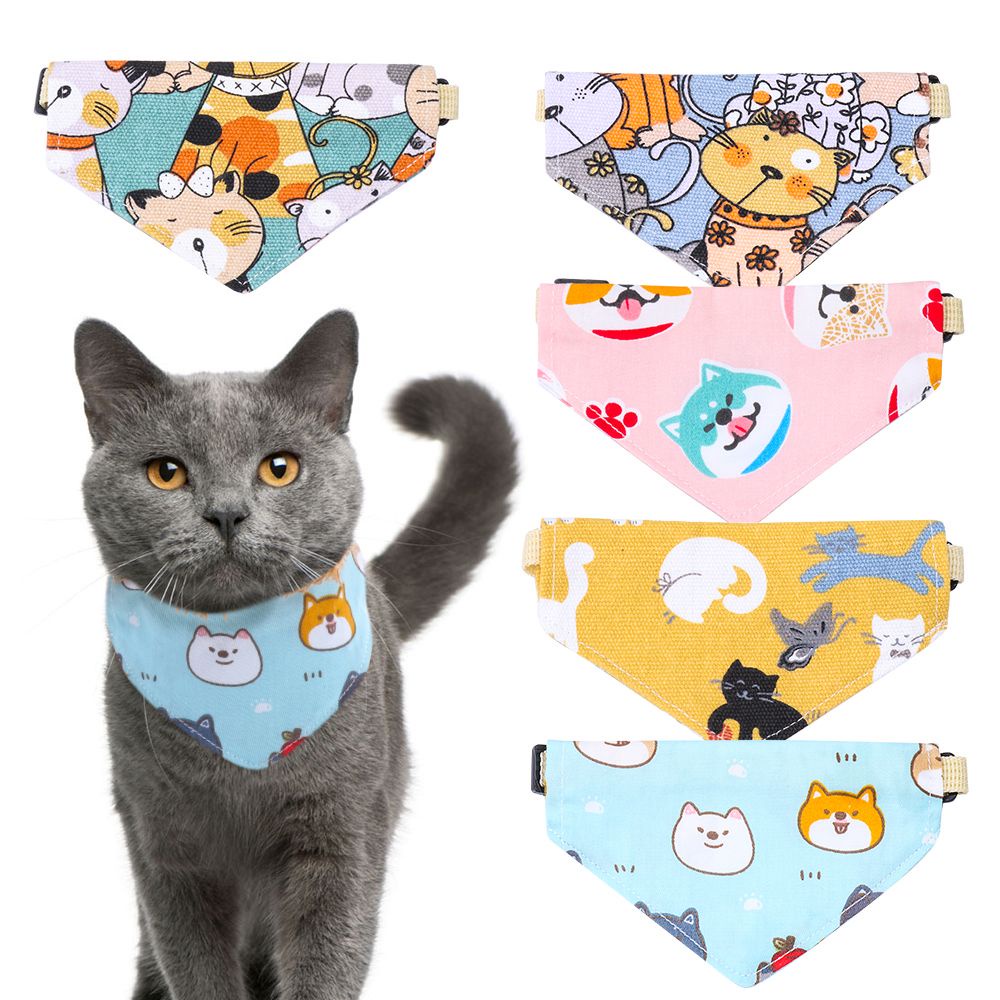 Khăn Choàng Cổ Hình Tam Giác Có Thể Giặt Sạch Cho Thú Cưng