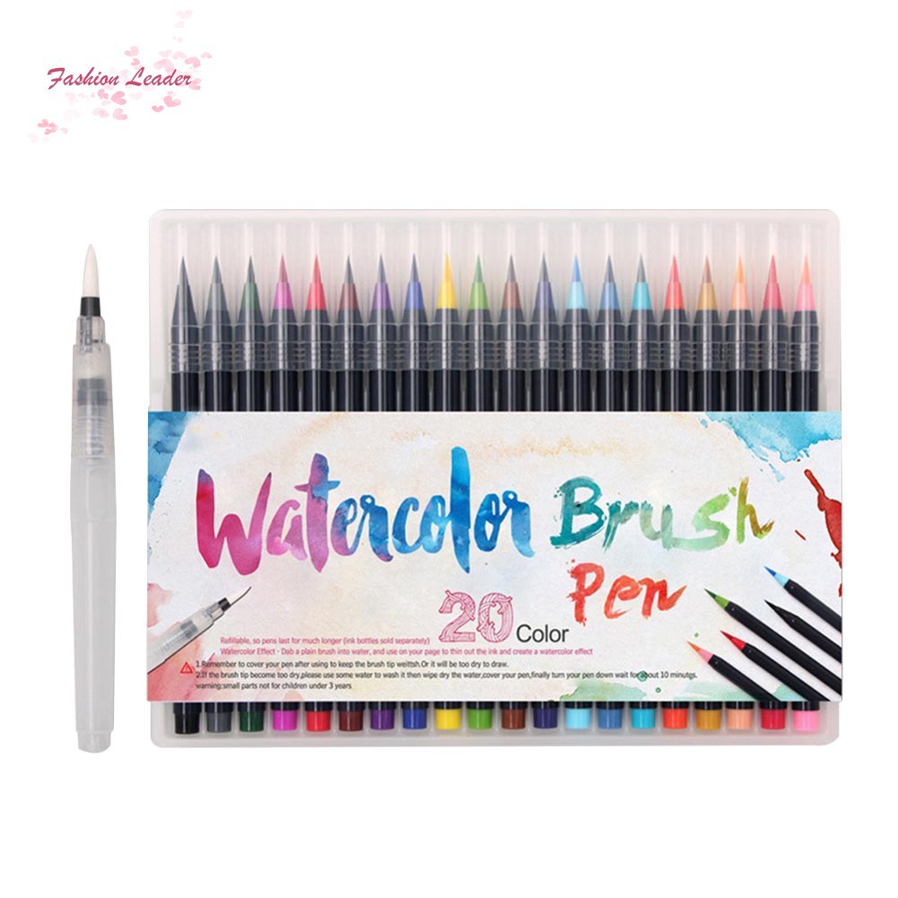 Set 20 bút lông màu nước cao cấp