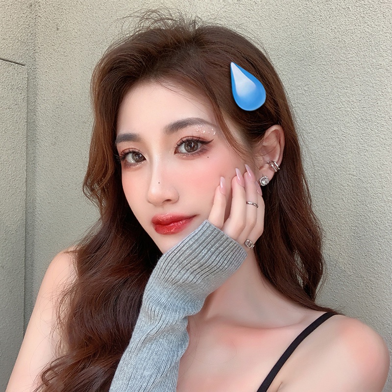 Kẹp Tóc Hình Giọt Nước Thiết Kế Dễ Thương