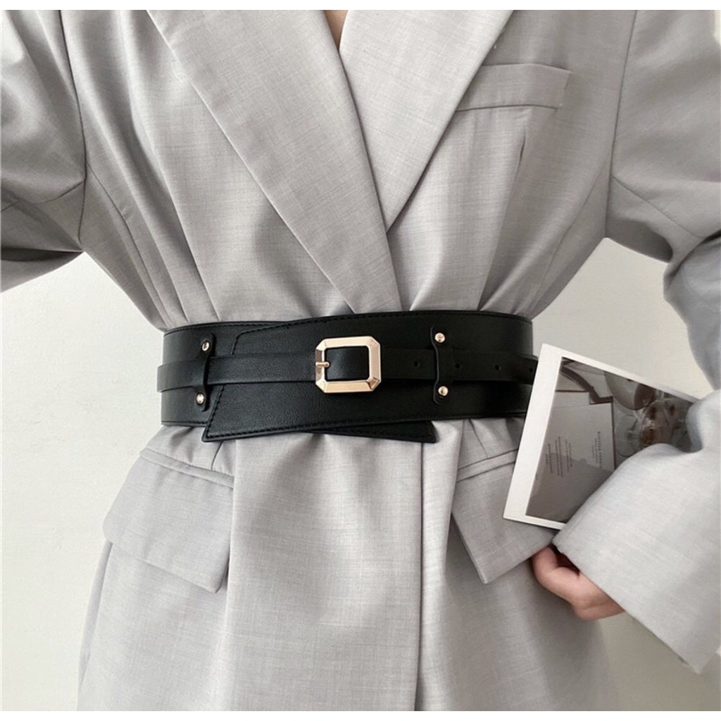 Đai Váy Bản To Sang Chảnh - thắt lưng đai váy 2 trong 1