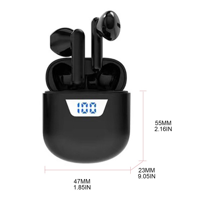 Tai Nghe Bluetooth 5.0 Không Dây Có Màn Hình LED Hiển Thị Âm Thanh Sống Động Mi