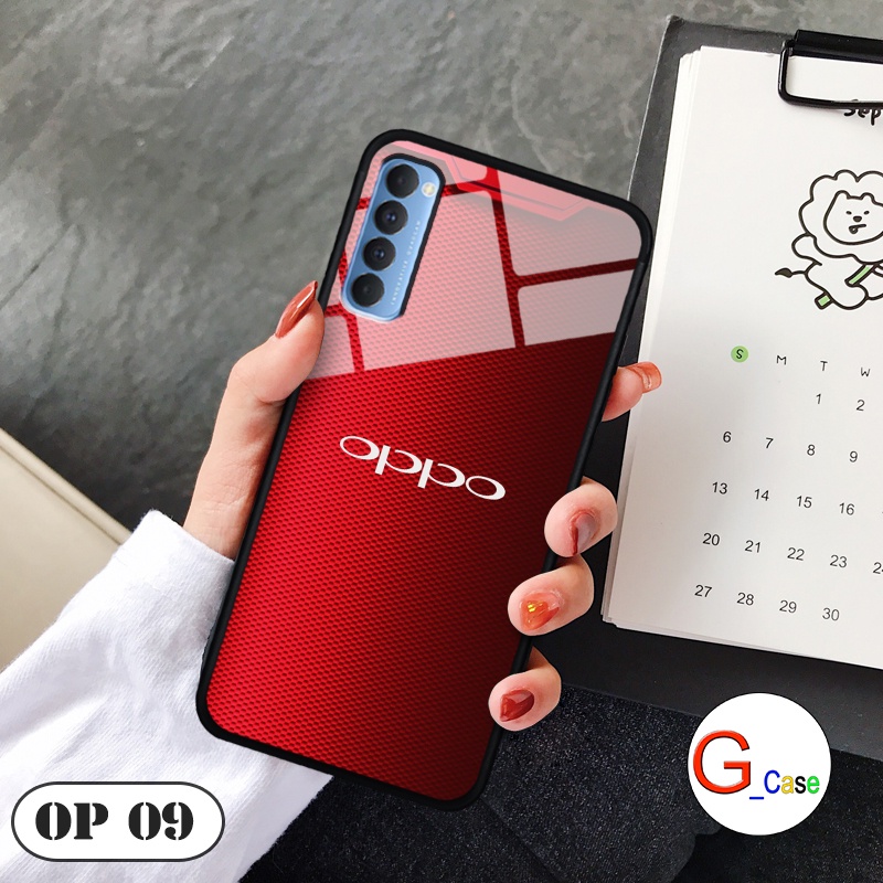 Ốp lưng Oppo Reno 4 Pro  - in hình 3D Logo điện thoại