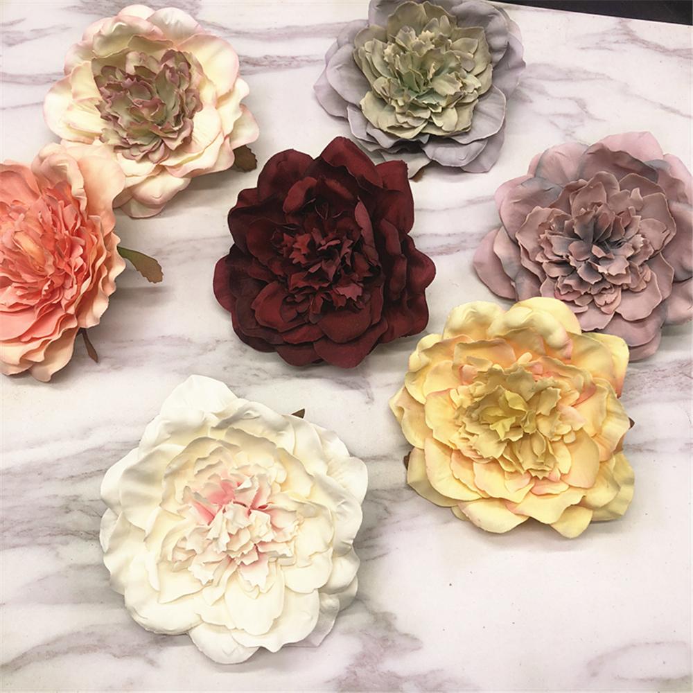 Set 5 Bông Hoa Giả 10cm Trang Trí Tiệc