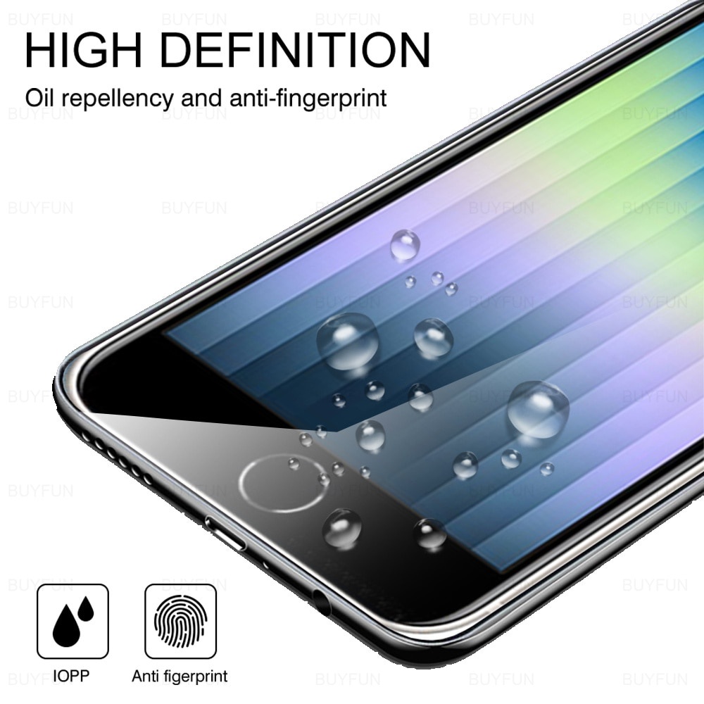 2in1 front screen tempered glass for iphone se 2022 camera lens protective film for iphonese iphon se3 5G protection glass cover