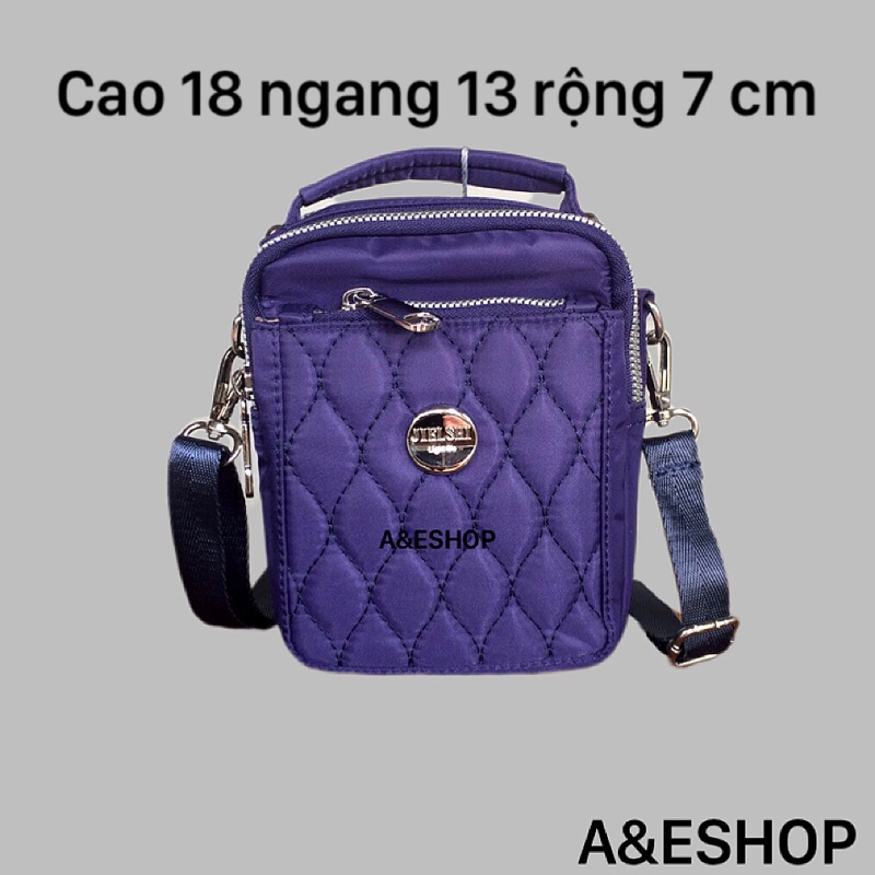 Túi Xách Nữ Đeo Chéo Đựng Điện Thoại Túi Vải Dù Cao Cấp Loại Đẹp - A&ESHOP 8508