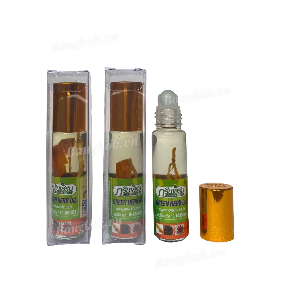 1 lốc  dầu nhân sâm thảo dược Thái Lan 8ml