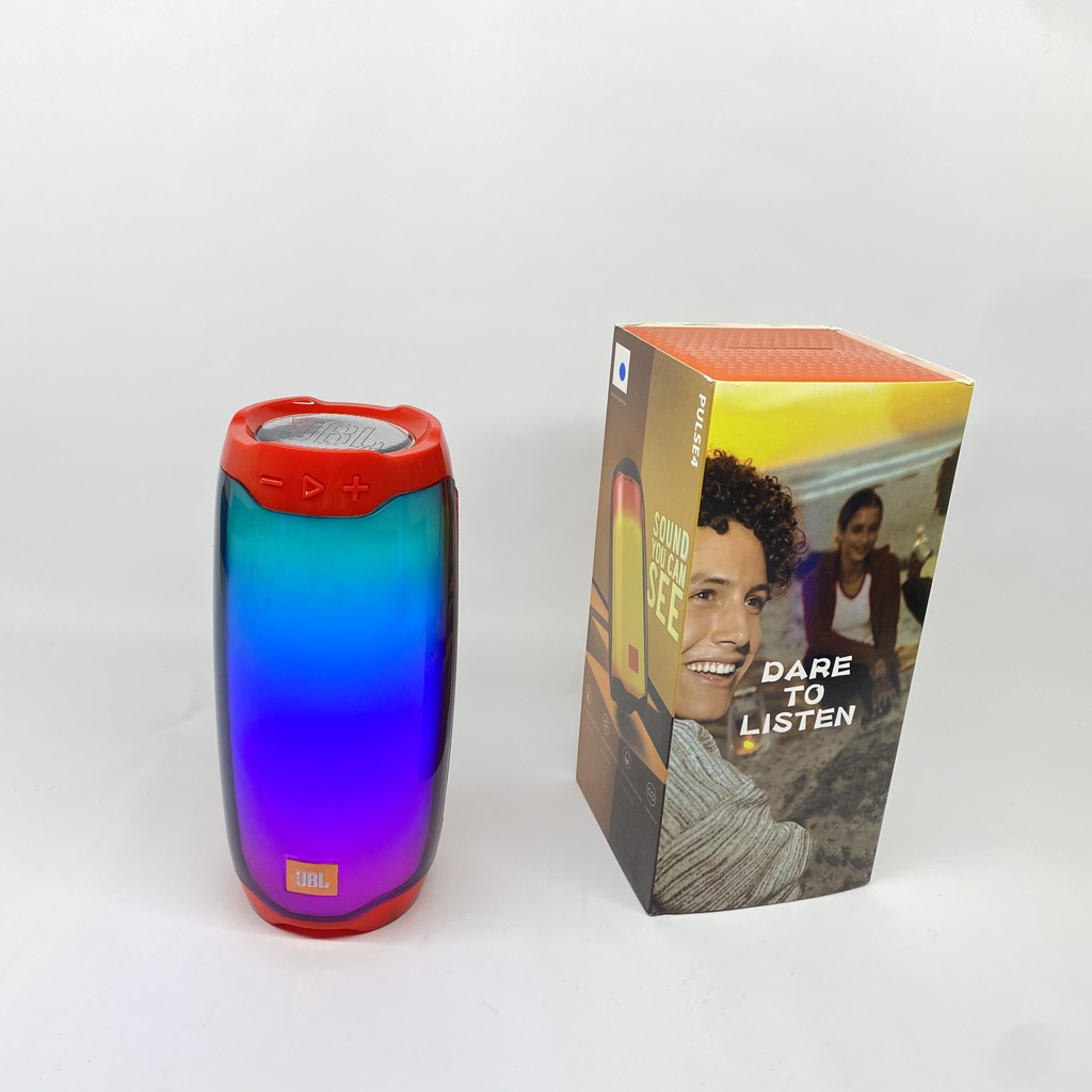 Loa bluetooth Pulse 4, siêu bass, đèn nháy theo nhạc. 3 màu: Đỏ - Đen - Xanh. Bảo hành 6 tháng lỗi 1 đổi 1