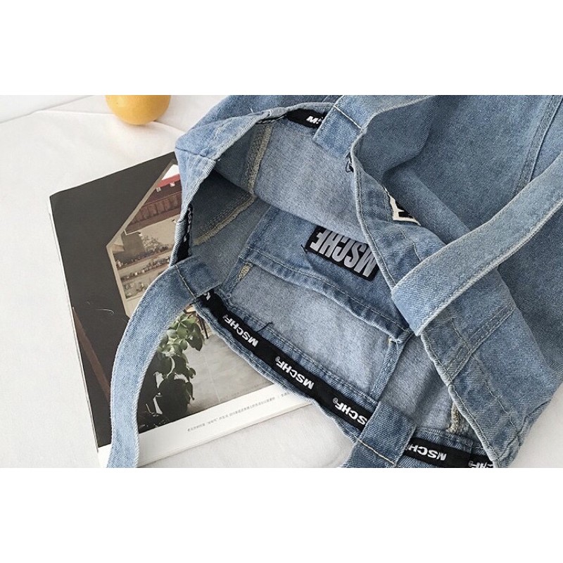Túi Vải Jeans MISCHIEF