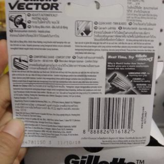 LƯỠI CẠO RÂU  KÉP GILLETTE VECTOR