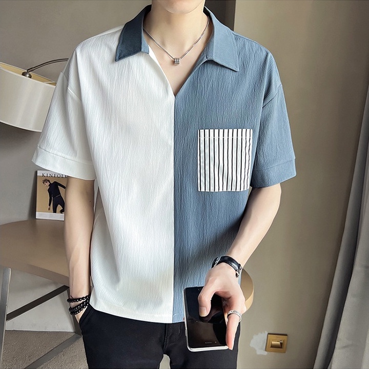 Áo Sơ Mi, Áo Sơ Mi nam chất liệu Đũi , trẻ trung, chất liệu mát, ko nhăn, không nhàu. không xù, thấm mồ hôi  H63