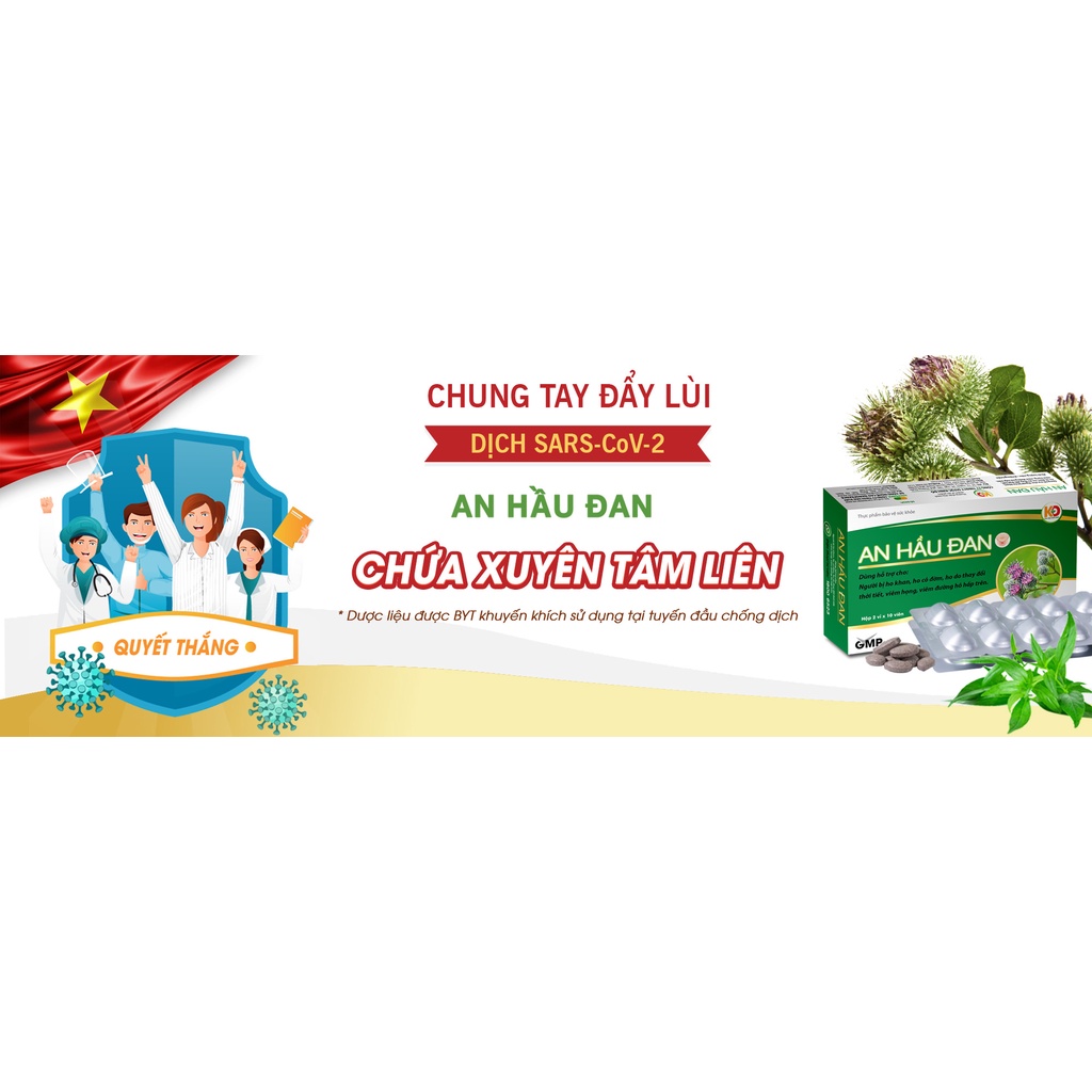 Viên Ngậm Ho An Hầu Đan Chứa Xuyên Tâm Liên Giảm Viêm Họng Hạt, Amidan, Long Đờm, Giảm Đau Rát Ngứa Họng