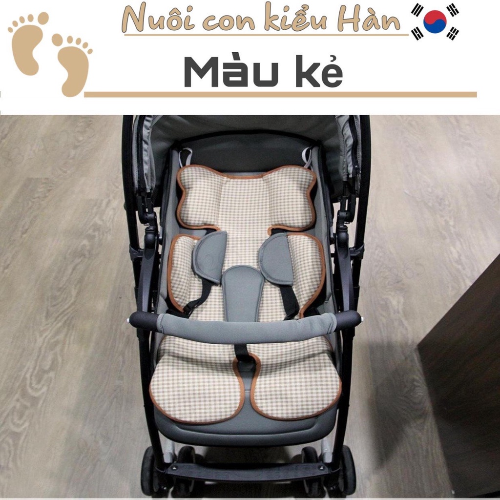 Nệm Lót Xe Đẩy Đa Năng Hàn Quốc, Tấm lót xe đẩy 3D cho bé