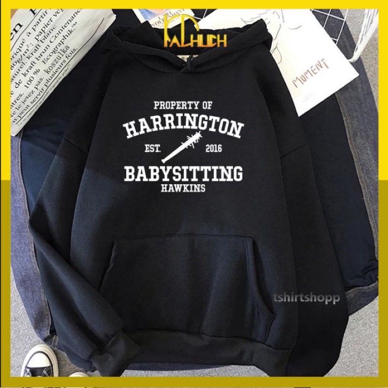 ÁO HOODIE NỈ UNISEX HARINGTON NAM NỮ ĐỀU MẶC ĐƯỢC