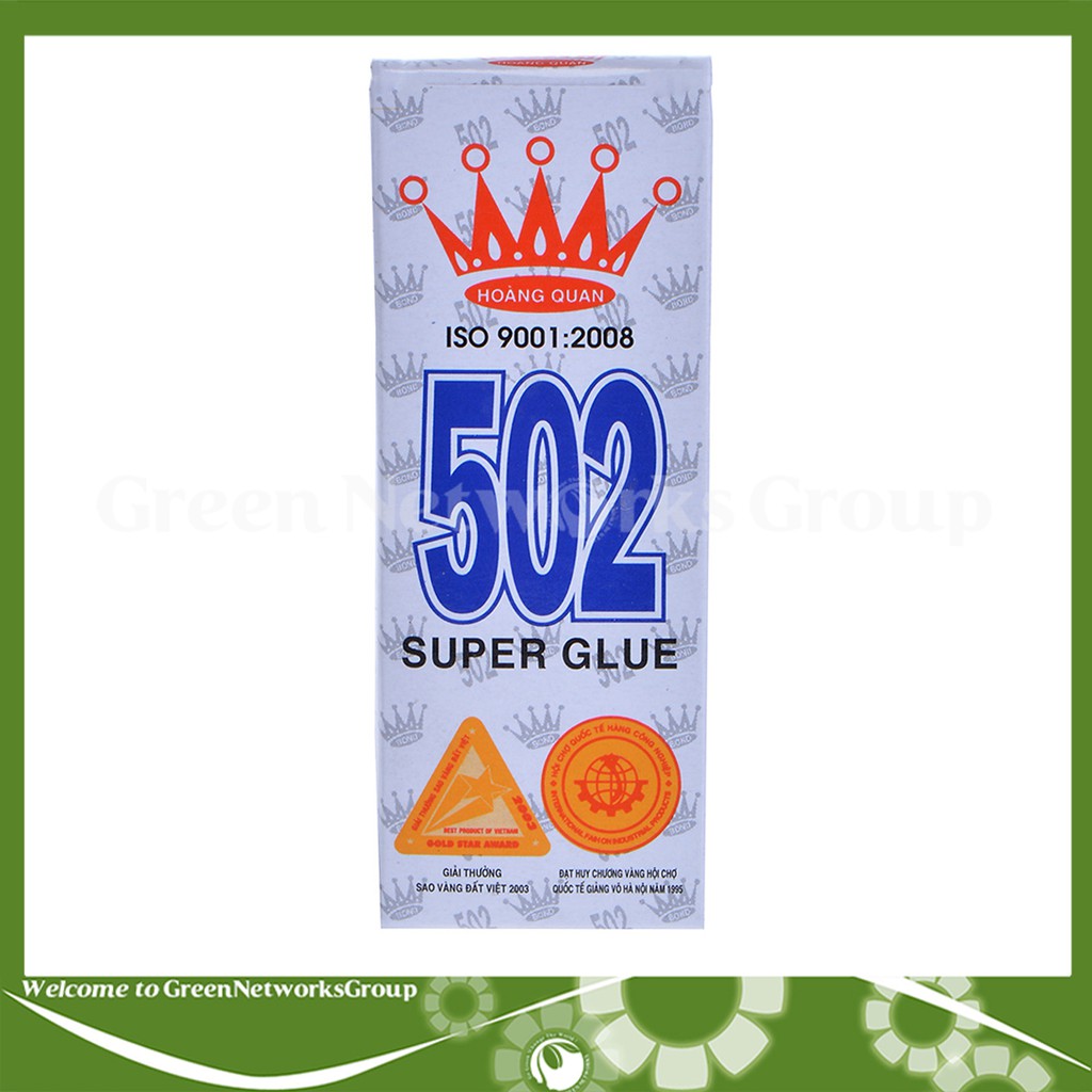 Keo 502 Vương Miện (Super Glue Hoàng Quan) Greennetworks