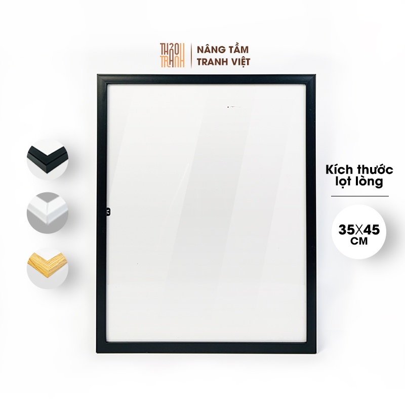 [Mã LIFEXANH03 giảm 10% đơn 500K] Khung Hình Treo Tường 35x45cm Khung Tranh Trang Trí Thảo Tranh KH3545