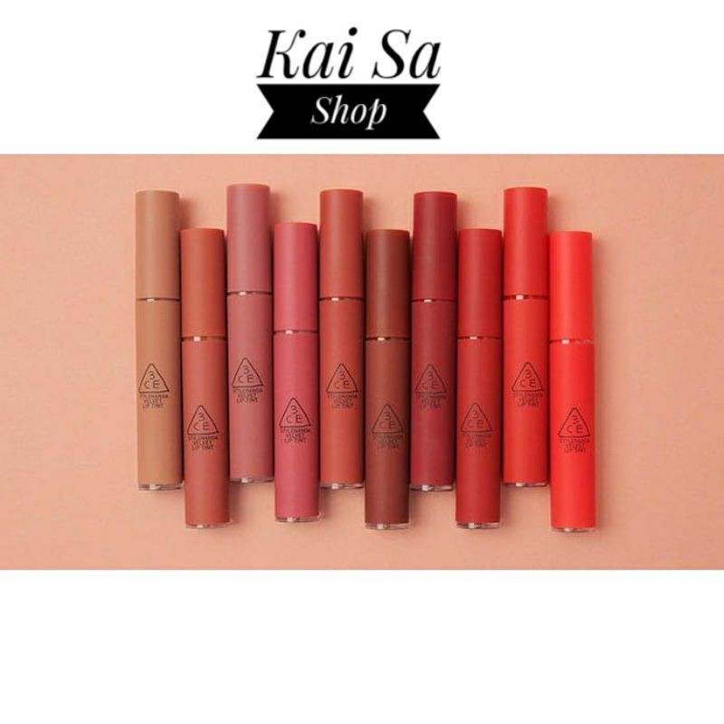 Son kem lì 3CE Stylenanda Velvet Lip Tint