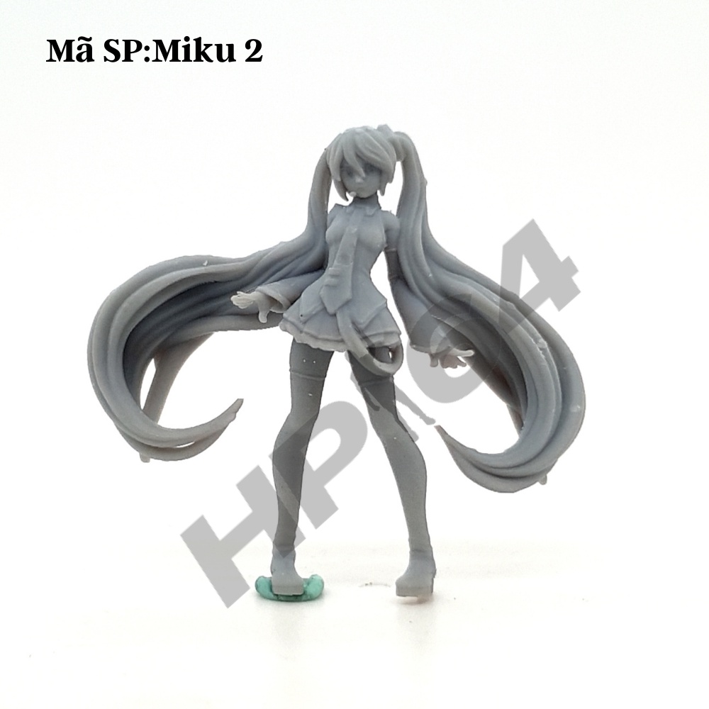 Mô hình nhân vật thô chưa sơn tỉ lệ 1/64 Anime