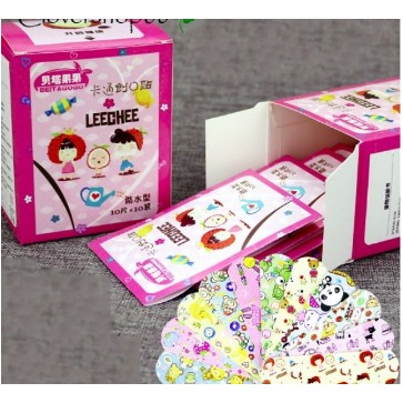 [Nowship] Hộp / 100 miếng băng dán cá nhân hình cute xinh xắn, nhỏ gọn có thể mang đi du lịch