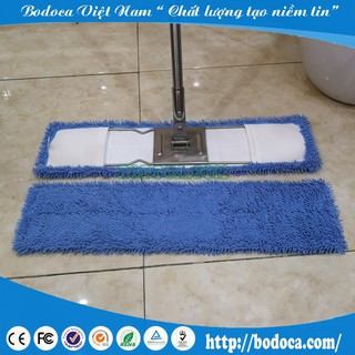 Combo cây lau nhà 60 + 3 tấm lau 60