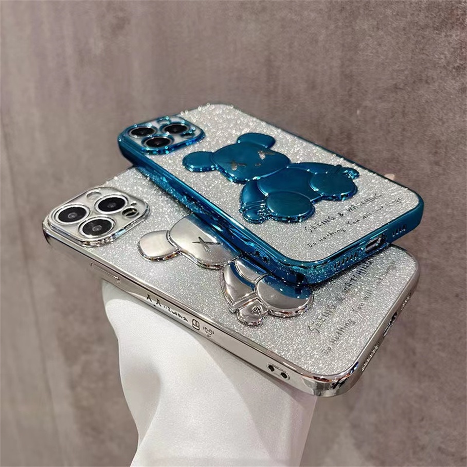 Ốp ĐiệN ThoạI HọA TiếT GấU Cho iPhone 14 13 12 11 Pro Max X XR Xs Max 8 7 6 6s Plus Se 2020