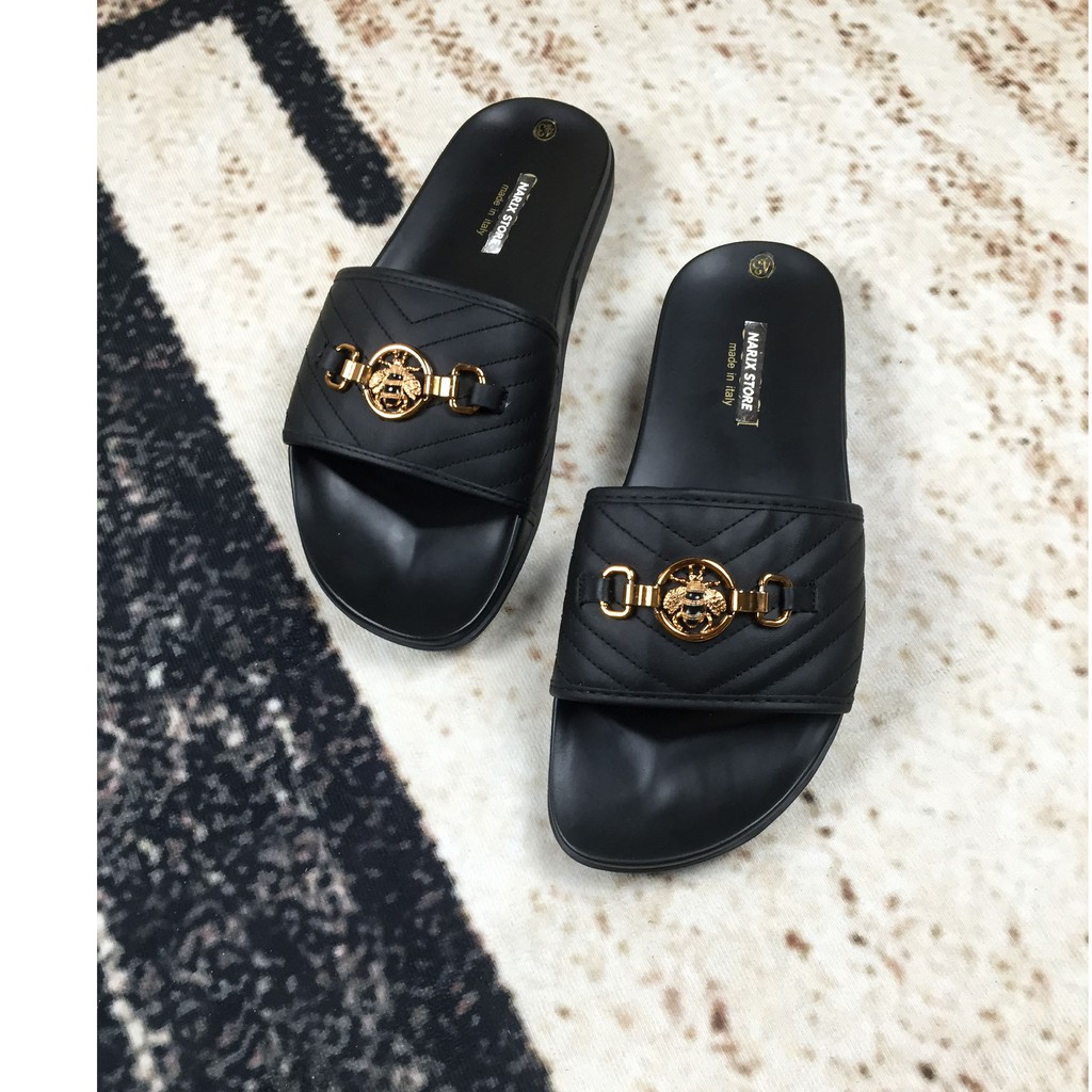Dép Nam Quai Ngang Ong Mác Vàng(Sz 37-43)