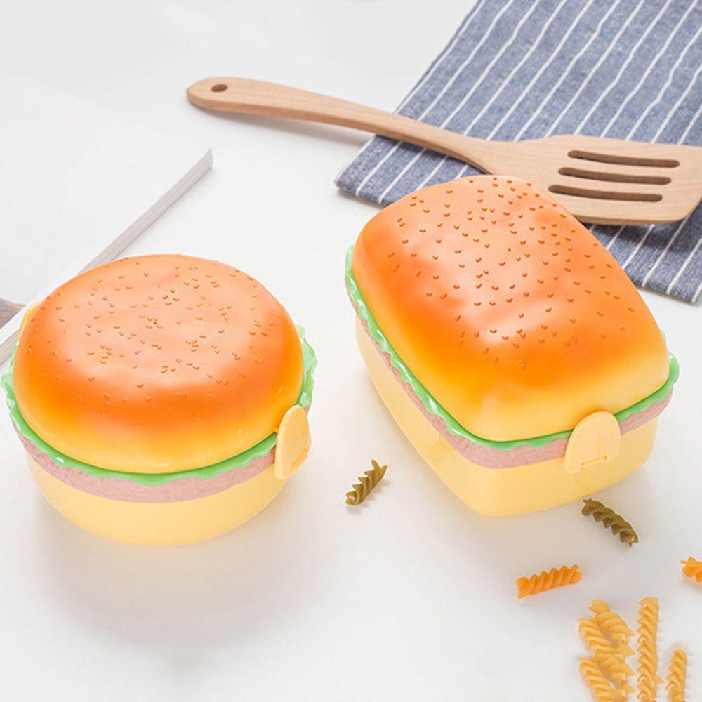BORAG Hộp Đựng Thức Ăn Trưa Hình Hamburger