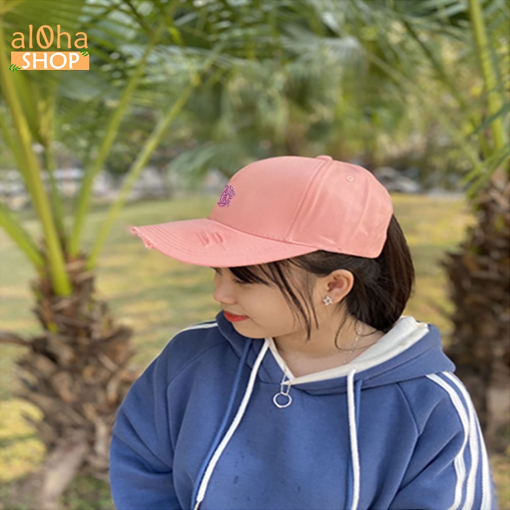 Mũ lưỡi trai - nón Ulzzang thêu chữ MOATSSEGA unisex nam nữ chống nắng - al0ha Shop
