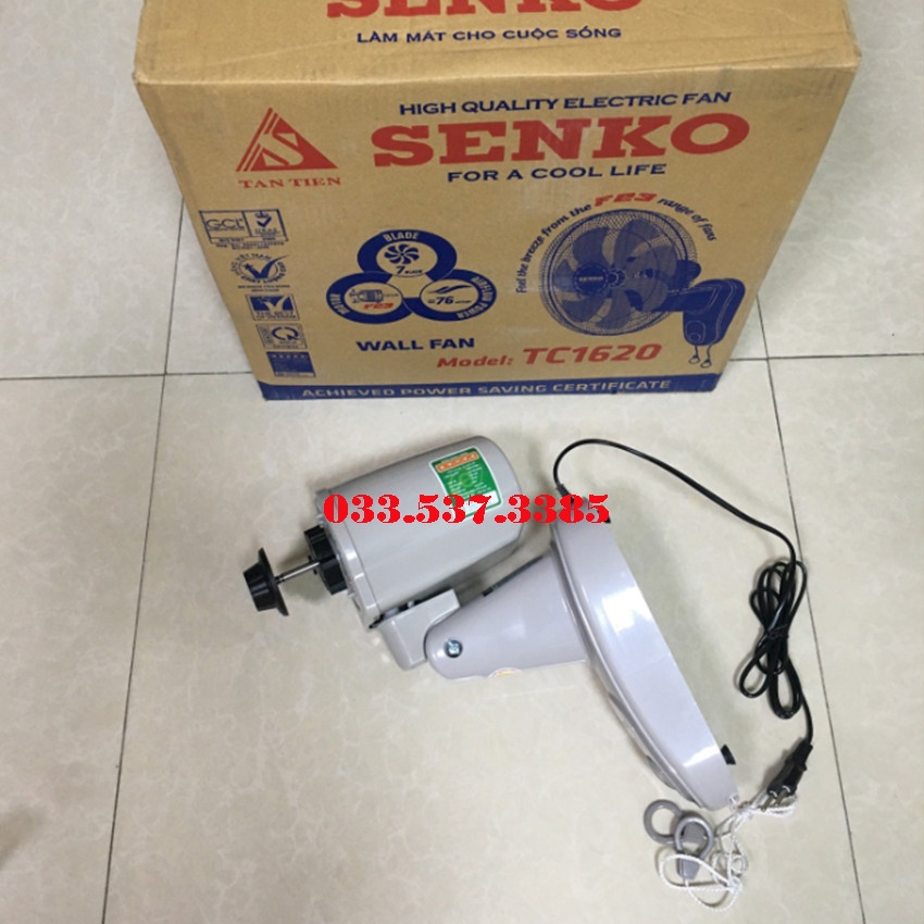 Quạt điện treo tường, quạt điện cơ treo tường SENKO 1620 (7 cánh)