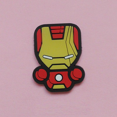 [COMBO 10] Sticket Siêu Anh Hùng Marvel Gắn Dép Quai Ngang, Cross ( Giao ngẫu nhiên )