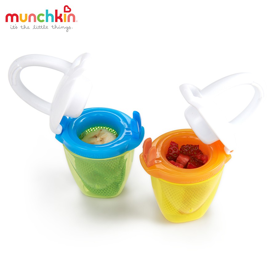 Túi Nhai Ăn Dặm Chống Hóc Có Nắp MunchKin
