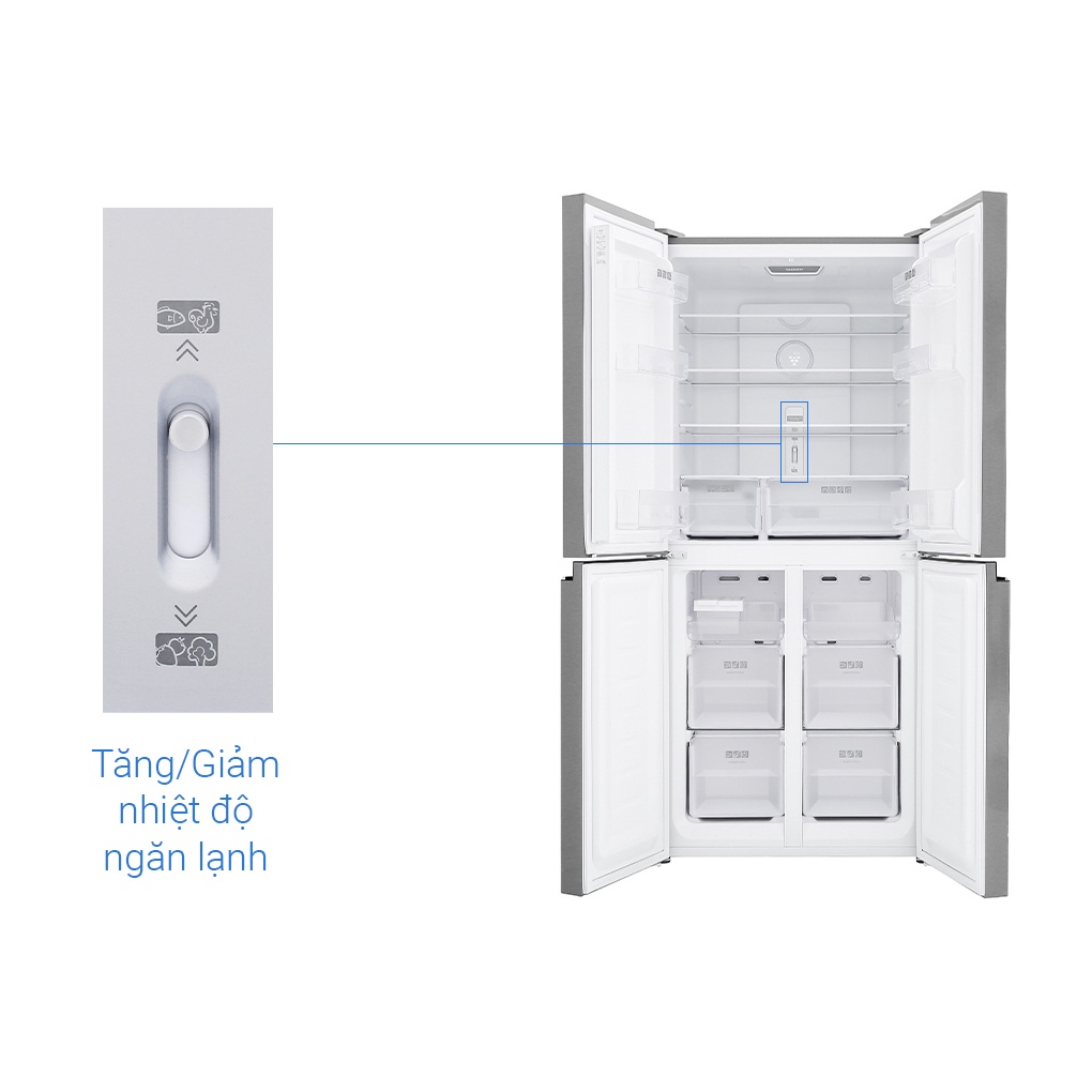 Tủ lạnh Sharp Inverter 362 lít SJ-FX420VG-BK