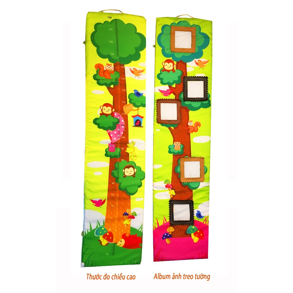 Quây cũi Jungle Forest Pipo cho bé sơ sinh kích thước 80x120cm