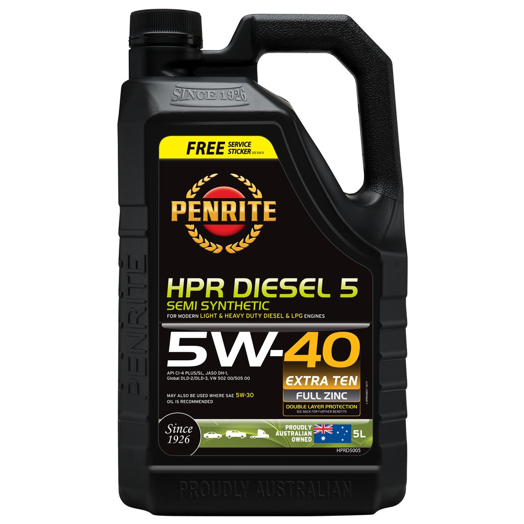 Nhớt ô tô Penrite HPR Diesel 5 5W40